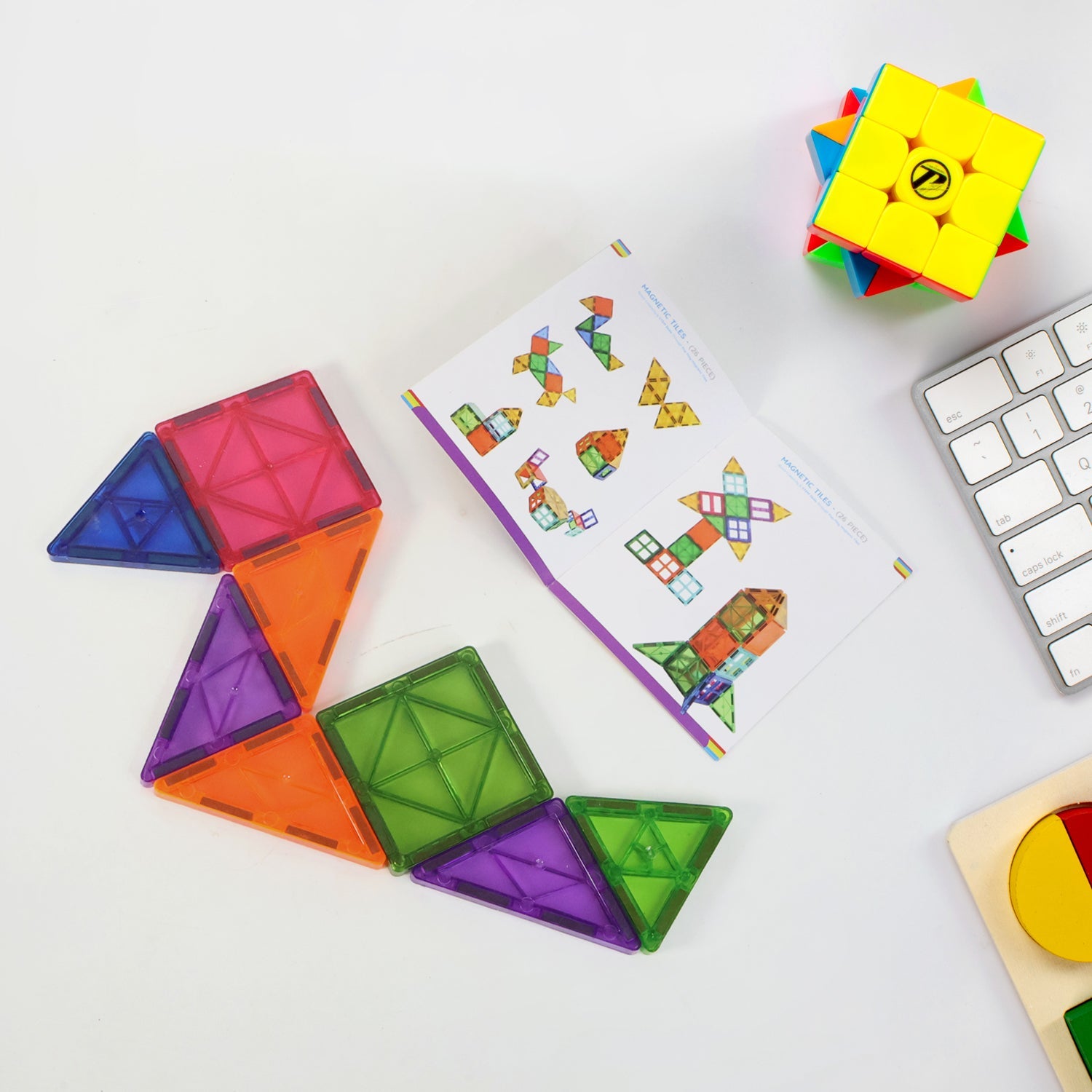 Magnetic Building Tiles - (26 Pc / Set) Magnetic Building Tiles - (26 Pc / Set)